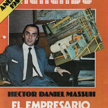 Revista Mercado, Héctor Massuh “Empresario del año”, diciembre de 1985