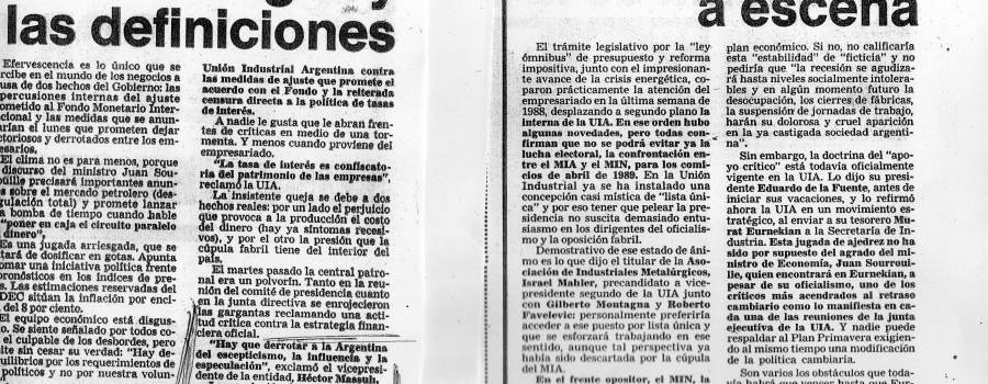 Clarín, julio-diciembre de 1987